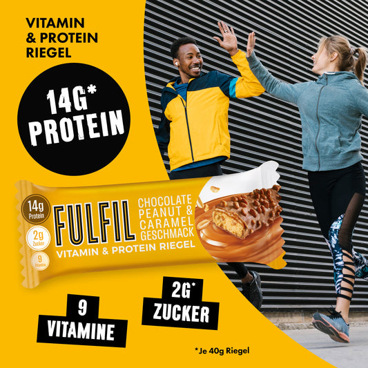 Chocolate Peanut And Caramel Proteinriegel