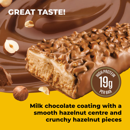 Barre Protéinée Saveur Chocolat & Noisettes 15x55g