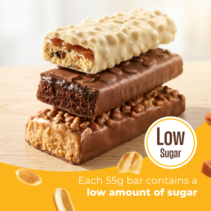 Barre Protéinée Saveur Chocolat, Cacahuètes & Caramel