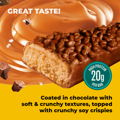 Barre Protéinée Saveur Chocolat & Caramel Salé