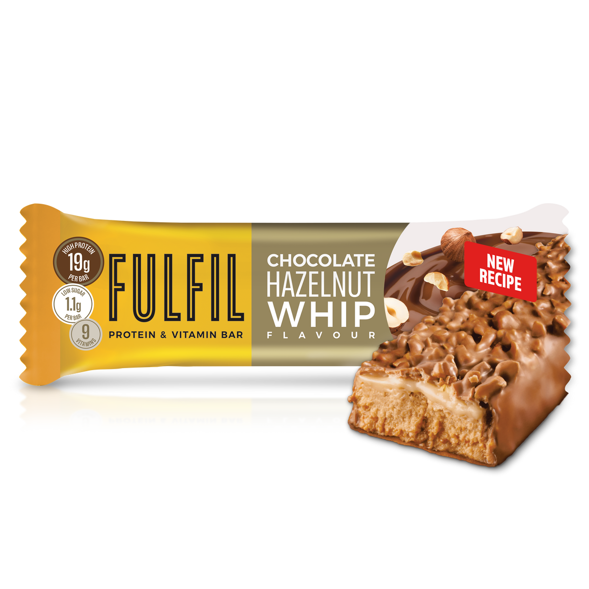 Barre Protéinée Saveur Chocolat & Noisettes 15x55g