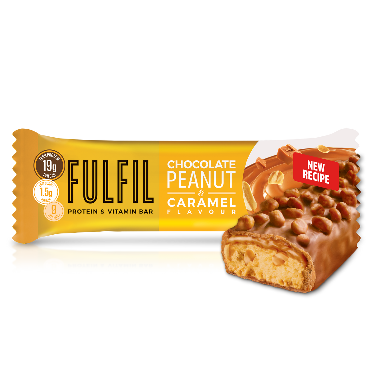 Barre Protéinée Saveur Chocolat, Cacahuètes & Caramel