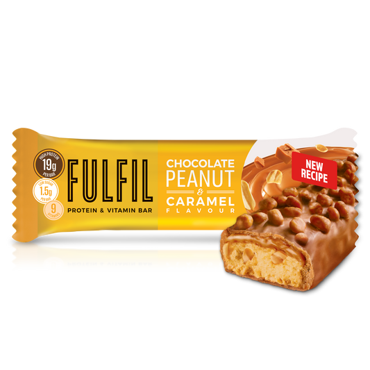 Barre Protéinée Saveur Chocolat, Cacahuètes & Caramel