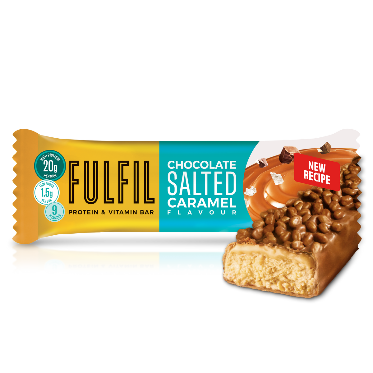 Barre Protéinée Saveur Chocolat & Caramel Salé