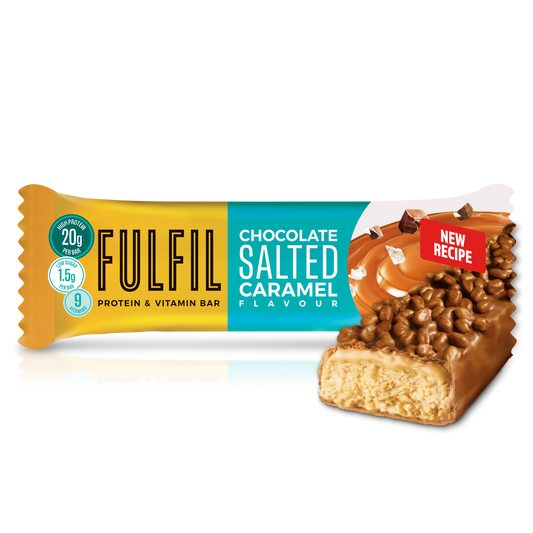 Barre Protéinée Saveur Chocolat & Caramel Salé