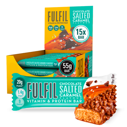 Barre Protéinée Saveur Chocolat & Caramel Salé
