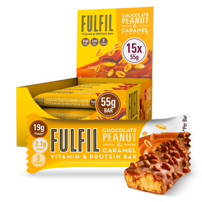 Barre Protéinée Saveur Chocolat, Cacahuètes & Caramel