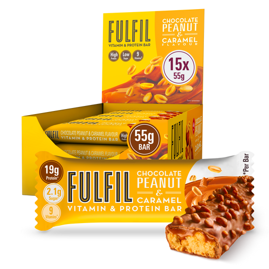 Barre Protéinée Saveur Chocolat, Cacahuètes & Caramel